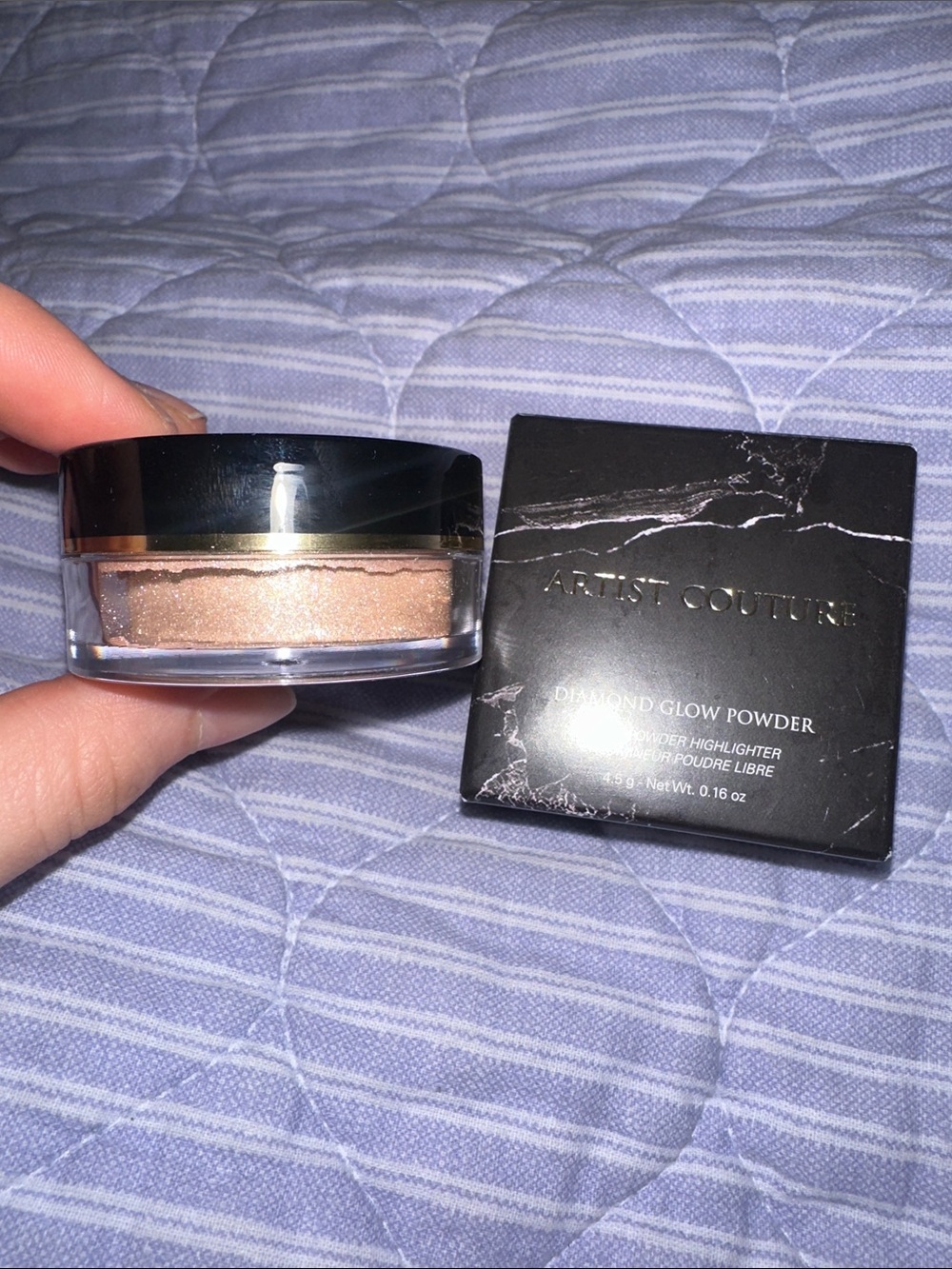 Artist Couture Diamond Glow Powder Highlighter - Rose Gold Shimmer